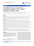 Báo cáo y học: "Cost-effectiveness of a hypertension management programme in an elderly population: a Markov model"