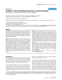 Báo cáo y học: " A phase 1 trial of nebulised heparin in acute lung injury"