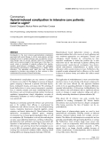 Báo cáo y học: "Opioid-induced constipation in intensive care patients: relief in sigh"