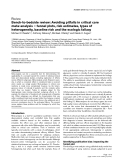 Báo cáo y học: "Bench-to-bedside review: Avoiding pitfalls in critical care meta-analysis — funnel plots, risk estimates, types of heterogeneity, baseline risk and the ecologic fallacy"