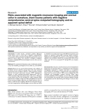 Báo cáo y học: " Risks associated with magnetic resonance imaging and cervical collar in comatose, blunt trauma patients with negative comprehensive cervical spine computed tomography and no apparent spinal deficit"