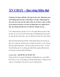 ĂN CHAY – làn sóng hiện đại