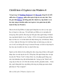 Chi tiết hơn về Explorer của Windows 8