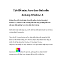 Tự đổi màu Aero theo ảnh nền desktop Windows 8
