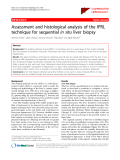 Báo cáo y học: " Assessment and histological analysis of the IPRL technique for sequential in situ liver biopsy"