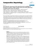 Báo cáo y học: "A prospective assessment of the inter-laboratory variability of biochemical markers of fibrosis (FibroTest) and activity (ActiTest) in patients with chronic liver disease"