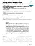 Báo cáo y học: "The role of ATP and adenosine in the control of hepatic blood flow in the rabbit liver in vivo"