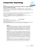 Báo cáo y học: " Sodium nitroprusside and peroxynitrite effect on hepatic DNases: an in vitro and in vivo study"