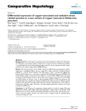 Báo cáo y học: "Differential expression of copper-associated and oxidative stress related proteins in a new variant of copper toxicosis in Doberman pinscher"