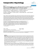 Báo cáo y học: "Effects of lamivudine on serum albumin levels correlate with pretreatment HBV-DNA levels in cirrhotic patients"