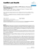 Báo cáo y học: "An assessment of vulnerability to HIV infection of boatmen in Teknaf, Bangladesh"