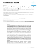 Báo cáo y học: "An exploration of social determinants of health amongst internally displaced persons in northern Uganda"