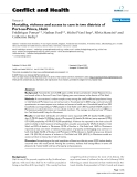 Báo cáo y học: "Mortality, violence and access to care in two districts of Port-au-Prince, Haiti"