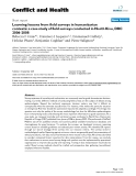 Báo cáo y học: "Learning lessons from field surveys in humanitarian contexts: a case study of field surveys conducted in North Kivu, DRC 2006-2008"