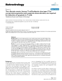 Báo cáo y học: "Two discrete events, human T-cell leukemia virus type I Tax oncoprotein expression and a separate stress stimulus, are required for induction of apoptosis in T-cells"