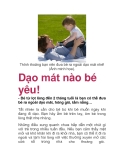  Dạo mát nào bé yêu!