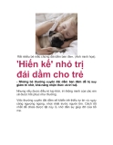 'Hiến kế' nhỏ trị đái dầm cho trẻ