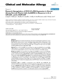Báo cáo y học: " Research Upregulation of CD23 (FcεRII) Expression in Human Airway Smooth Muscle Cells (huASMC) in Response to IL-4, GM-CSF, and IL-4/GM-CSF"