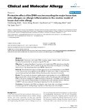 Báo cáo y học: "Protective effect of the DNA vaccine encoding the major house dust mite allergens on allergic inflammation in the murine model of house dust mite allergy"