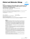 Báo cáo y học: "CpG Immunotherapy in Chenopodium album sensitized mice: The comparison of IFN-gamma, IL-10 and IgE responses in intranasal and subcutaneous administrations"