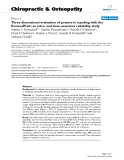 Báo cáo y học: "Three dimensional evaluation of posture in standing with the PosturePrint: an intra- and inter-examiner reliability study"