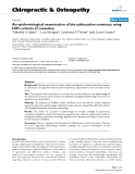 Báo cáo y học: "An epidemiological examination of the subluxation construct using Hill's criteria of causation"