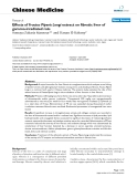 Báo cáo y học: " Effects of Fructus Piperis Longi extract on fibrotic liver of gamma-irradiated rats"