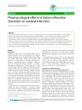 Báo cáo y học: "Pharmacological effects of Salvia miltiorrhiza (Danshen) on cerebral infarction"