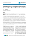 Báo cáo y học: "Facing medical care problems of victims of sexual violence in Goma/Eastern Democratic Republic of the Congo"