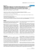 Báo cáo y học: "Differential influence of arterial blood glucose on cerebral metabolism following severe traumatic brain injury"