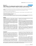 Báo cáo y học: "Risk factors of earthquake inpatient death: a case control study"