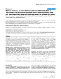 Báo cáo y học: "Marked increase of procalcitonin after the administration of anti-thymocyte globulin in patients before hematopoietic stem cell transplantation does not indicate sepsis: a prospective study"