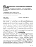 Báo cáo y học: "Recent literature regarding tight glycemic control: pitfalls in the sweet debate"