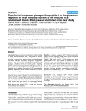 Báo cáo y học: "The effect of exogenous glucagon-like peptide-1 on the glycaemic response to small intestinal nutrient in the critically ill: a randomised double-blind placebo-controlled cross over study"