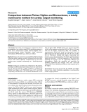 Báo cáo y học: "Comparison between Flotrac-Vigileo and Bioreactance, a totally noninvasive method for cardiac output monitoring"