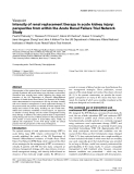 Báo cáo y học: " Intensity of renal replacement therapy in acute kidney injury: perspective from within the Acute Renal Failure Trial Network Study"