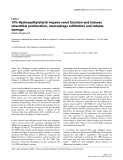 Báo cáo y học: "10% Hydroxyethylstarch impairs renal function and induces interstitial proliferation, macrophage infiltration and tubular damage"