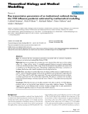 Báo cáo y học: " Key transmission parameters of an institutional outbreak during the 1918 influenza pandemic estimated by mathematical modelling"