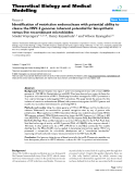 Báo cáo y học: "  Identification of restriction endonuclease with potential ability to cleave the HSV-2 genome: inherent potential for biosynthetic versus live recombinant microbicides"