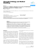 Báo cáo y học: " Variance in multiplex suspension array assays: A distribution generation machine for multiplex counts"