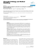 Báo cáo y học: " Antimicrobial breakpoint estimation accounting for variability in pharmacokinetics"