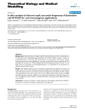 Báo cáo y học: " In silico analysis of chimeric espA, eae and tir fragments of Escherichia coli O157:H7 for oral immunogenic applications"