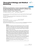 Báo cáo y học: "  Assessing drug distribution in tissues expressing P-glycoprotein through physiologically based pharmacokinetic modeling: model structure and parameters determination"