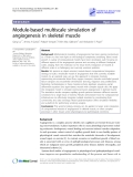 Báo cáo y học: " Module-based multiscale simulation of angiogenesis in skeletal muscle"