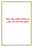 Bùi Viện (1839-1878) và cuộc cải cách hải quân