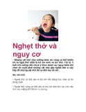 Nghẹt thở và nguy cơ