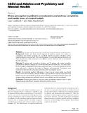 Báo cáo y học: "Illness perception in pediatric somatization and asthma: complaints and health locus of control beliefs"