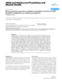 Báo cáo y học: "Pharmaceutical research in paediatric populations and the new EU Paediatric Legislation: an industry perspective"