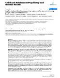 Báo cáo y học: " A pilot study evaluating a support programme for parents of young people with suicidal behaviour"