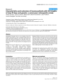 Báo cáo y học: "Characteristics and outcomes of trauma patients with ICU lengths of stay 30 days and greater: a seven-year retrospective study"